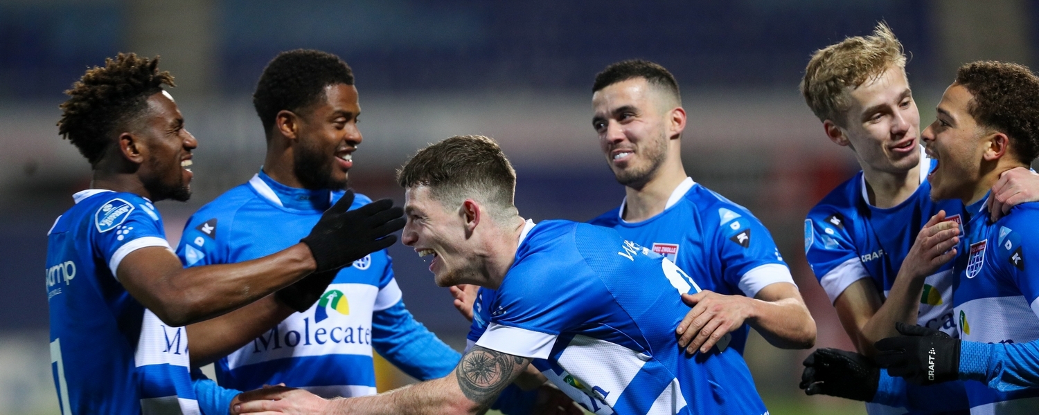 Glansrijke zege PEC Zwolle