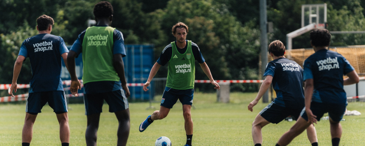 Programma eerste trainingsweek